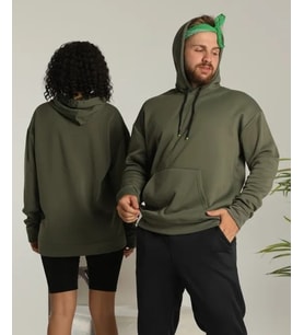 Sevgili Kombini Çift Oversize Sweat (Haki)