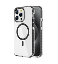 iPhone 15 Pro Max Kılıf Magsafe Şarj Özellikli Airbagli Takılabilir Askı Aparatlı Nana Kılıf (Siyah)