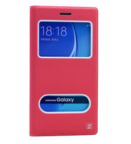 Galaxy J5 2016 Kılıf Dolce Kapaklı Kılıf (Kırmızı)