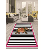 Dijital Kaymaz Taban Yıkanabilir Modern Renkli Salon Halısı Mutfak Halısı Yolluk ND-HT-606 (Çok Renkli)