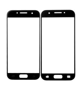 Samung Galaxy A7 2017 Okalı Ön Cam A720 (EKRAN DEĞİLDİR) (Siyah)