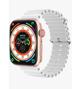WATCH9 2.02 Full Ekran IP68 Su Geçirmez 5.0V, 2 Adet Kordon, NFC AKILLI SAAT NEW ONE (Rose - Gold)