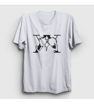 Presmono Unisex Sarı Killua And Gon Anime Hunter X Hunter T-Shirt 238141tt (Beyaz)