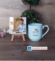 Web Tasarım Uzmanı Fotoğraflı Dekoratif Taş, Kupa Bardak Beyaz Hediye (Model 5)
