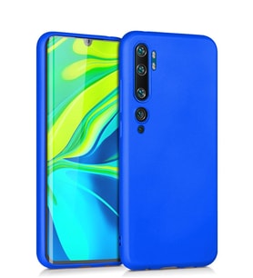 Microsonic Matte Silicone Xiaomi Mi Note 10 Pro Kılıf (Mavi)