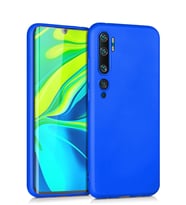 Microsonic Matte Silicone Xiaomi Mi Note 10 Pro Kılıf (Mavi)