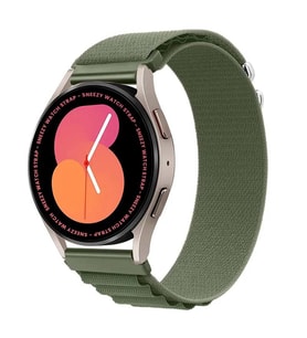 Samsung Galaxy Watch 5 Pro r920 20mm Uyumlu 20mm Frost Alpine Loop Kordon (Haki)