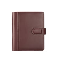 Organizer Ajanda Kılıflı A5 4 Halkalı 15x21 4 Delikli Tarihli Çizgili Blok Rainbow Vegan 19,5x23 cm (Bordo)