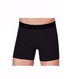 Berrak 4476 Erkek Modal Likralı Boxer 2 Adet (Siyah)