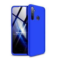 Realme 5 Kılıf Zore Ays Full Koruma Kılıf (Mavi)