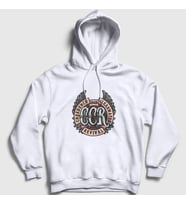 Presmono Unisex Beyaz Ccr Creedence Clearwater Revival Kapüşonlu Sweatshirt 489630tt (Beyaz)