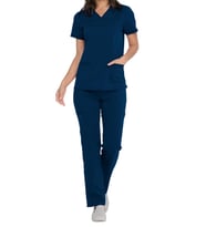 Dickies Balance DKE870 - DKE135  Medikal Giyim Doktor Scrubs Cerrahi Takım Likralı Hastane Üniforması (Lacivert)