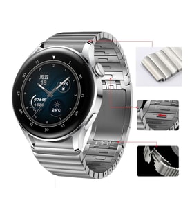 Mi Watch Color Kordon Baklalı Metal Kordon (Gümüş)