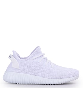 Pierre Cardiin Erkek Spor Aakkabı Yazlık Yeezy Bağsız (Beyaz)