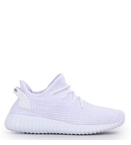 Pierre Cardiin Erkek Spor Aakkabı Yazlık Yeezy Bağsız (Beyaz)