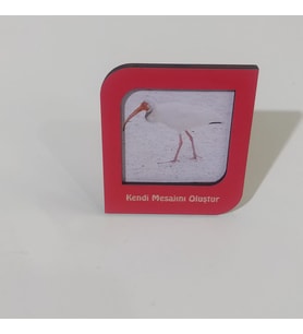 Kişiye Özel Polaroid Resim Çerçevesi (Kırmızı)