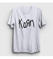 Presmono Unisex Sarı Logo Korn T-Shirt 92217tt (Beyaz)