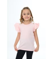 Toontoy Kız Çocuk Tişört (Pudra)