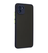 Samsung Galaxy A03 Kılıf Kamera Korumalı Mat Kapak (Lacivert)