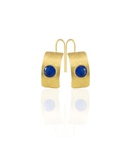 Kadir Jewellery 22 Ayar Altın Kaplama Kadın Minimal Küpe -El İşçiliği Ve Hipoalerjenik Küpe (Parlement)