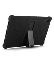 ALLY Lenovo Tab P11 Pro TB-J706 Standlı Silikon Kılıf Tablet Kılıfı (Siyah)