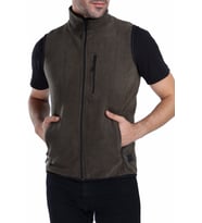 Ghassy Co Erkek Çok Cepli Polar Spor Yelek 7 Renk (Haki)