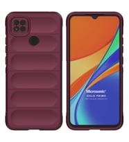 Microsonic Xiaomi Redmi 9C Kılıf Oslo Prime Yeşil (Bordo)