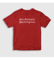 Presmono Unisex Çocuk Beyaz Music Pilot Airplane Uçak T-Shirt 408580tt (Kırmızı)