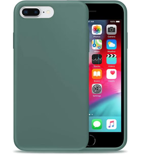 iPhone 8 LANSMAN YENİ NESİL KILIF (Koyu Yeşil)