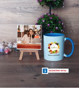 Diyetisyen Fotoğraflı Dekoratif Taş, Kupa Bardak Beyaz Hediye (Model 4)