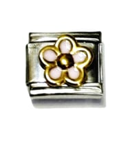 Nomination Çelik Bileklik Uzatma Ek Charm (1 Adet) 9mm scb26c (Beyaz)