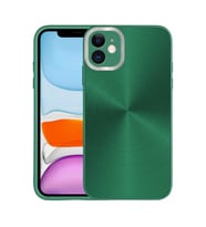 Uyumlu Model Apple iPhone 11 Kılıf Kamera Korumalı Sert Desa Kapak (Koyu Yeşil)