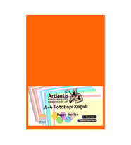 Renkli A-4 Fotokopi Kağıdı 25 li 1 Paket Artlantis Fotokopi Renkli A4 Kağıdı (SAFRAN)