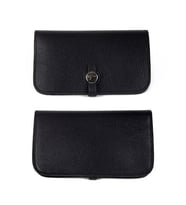 KANGAROO KINGDOM Hakiki Dana Deri Kırmızı Kadın Portföy & Clutch El Çanta 8744-KR (Siyah)