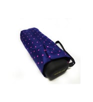 Mini Cep Boy Kadın Şemsiye Fiber 6 Tel 17 cm (Mavi)