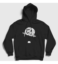 Presmono Unisex Gri Hat Charlie Chaplin Kapüşonlu Sweatshirt 155497tt (Siyah)