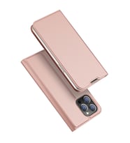 Dux Ducis iPhone 14 Pro 6.1 Kılıf Skin Pro Series Flip Cover Kapaklı Kılıf (Rose)