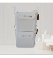 Geseus Motek Mybox 2x30 Litre Kulplu Çok Amaçlı Organizer Saklama Kutusu-MT-35
