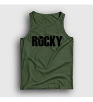 Presmono Unisex Sarı Logo Film Rocky Atlet 249880tt (Haki)