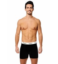 Tutku Erkek Likralı Sporcu Boxer 0400 - 3 Adet (Siyah)