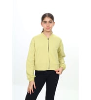 Toontoy Kız Çocuk Hırka (Yeşil)