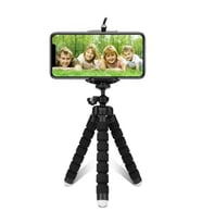 Ahtapot Tripod Telefon - Kamera Tutucu Tüm Alanlara Monte Edilir (Siyah)