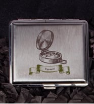 Kişiye Özel Metal Sigara Tabakası 106984 (Bordo)