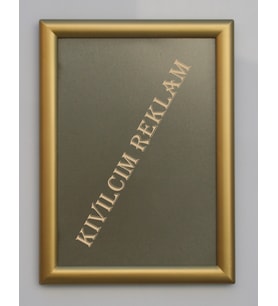RENKLİ A4 ÇERÇEVE (Gold)