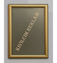 RENKLİ A4 ÇERÇEVE (Gold)