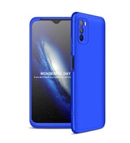 Xiaomi Poco M3 Kılıf Zore Ays Full Koruma Kılıf (Mavi)