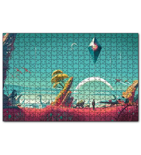 Cakapuzzle No Man's Sky Medeniyet Kompozisyon  Puzzle Yapboz MDF (Ahşap) (255 Parça)