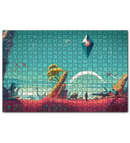 Cakapuzzle No Man's Sky Medeniyet Kompozisyon  Puzzle Yapboz MDF (Ahşap) (255 Parça)