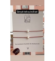 Kız Kardeş Bileklik Seti - Hediye Paketli (01)