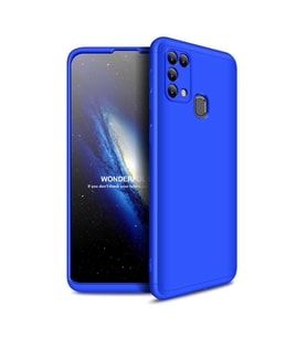 Galaxy M31 Kılıf Zore Ays Full Koruma Kılıf (Mavi)